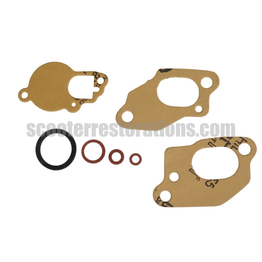 Vespa Dellorto Carburettor Gasket Set (Large Frame)