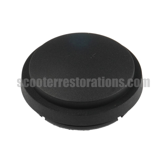 Vespa Front Hub Drum Centre Cap (Black Plastic) Original Piaggio