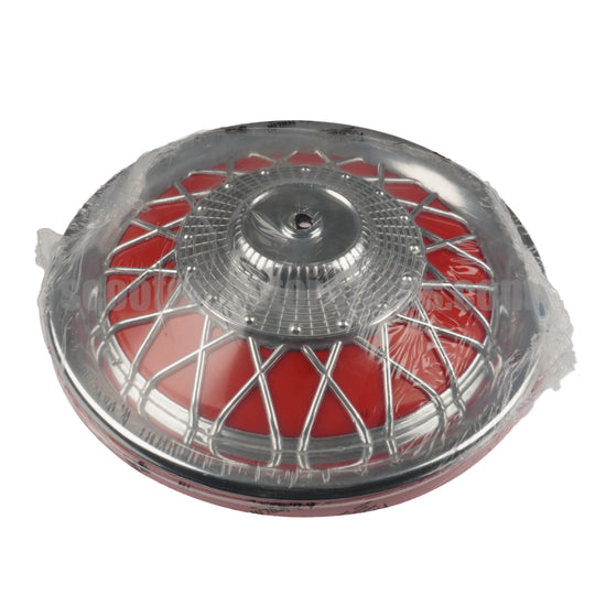 Vespa Wheel Trim (PX PE T5 LML) Red Chrome Plastic