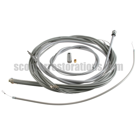 Vespa Cable Set - Grey (GS GL Sprint Super Rally) Friction Free