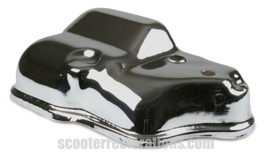 Vespa Airfilter Carburettor Box Cover (LML-PXEFL-T5-Cosa) Chrome (Oil Injection Type)