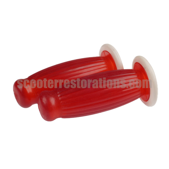 Balloon Handlebar Grips (a pair) in Red