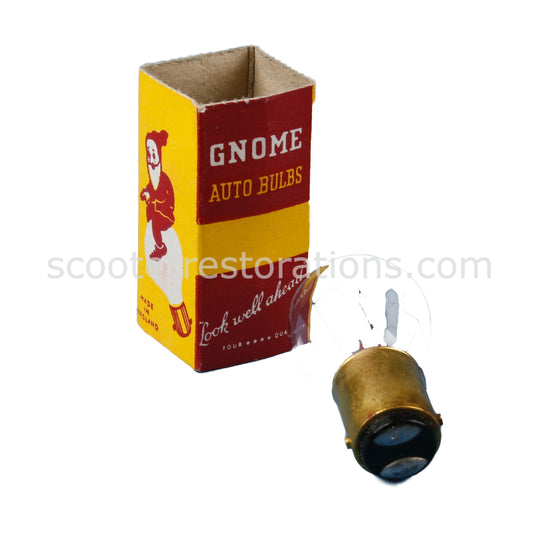 Rear Light Bulb 6V 18/3W (Parallel Pins) Gnome Auto Bulbs UK