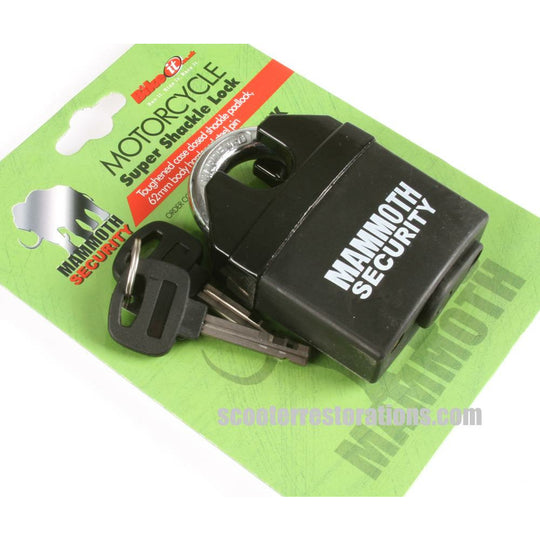 Motorcycle & Scooter Shackle Lock & Keys (Mammoth)