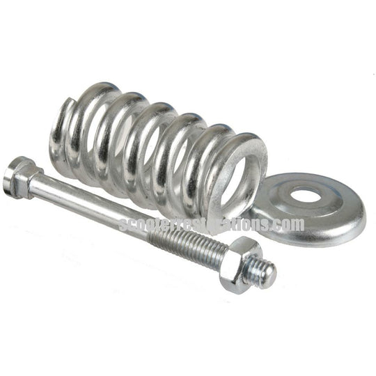 Saddle Seat Bolt, Nut, Large Washer & Main Spring