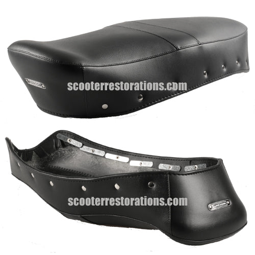 Dual Seat Cover Series 3 (Black) Casa Lambretta C 347
