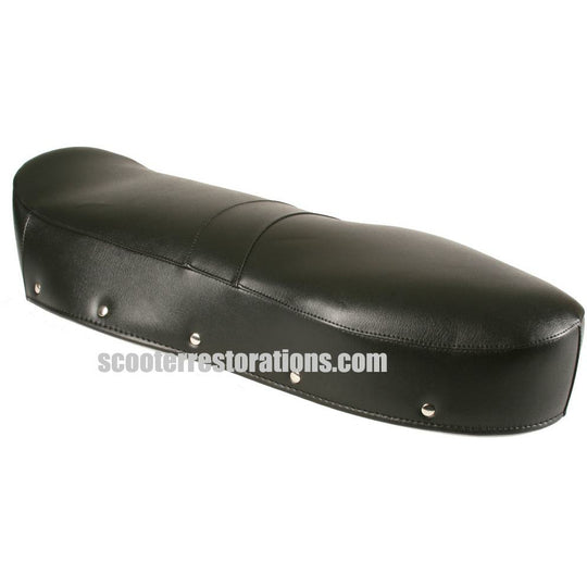 J-Range Dual Seat Cover (J100/J125 3M) Black (Casa Lambretta C 352/B)