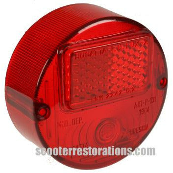 Rear Light Lens (3cms Deep) Guzzi-M.V-Aermacchi-Gilera (C.E.V. Pattern)