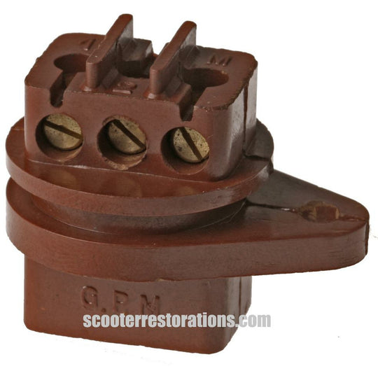 D/LD MK III Magneto Housing Electrical Connection Block (Innocenti)