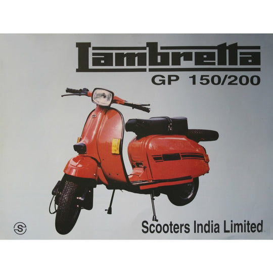 GP150/200 Poster (Original Scooters India)
