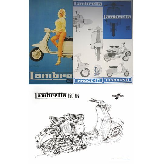 TV175 Series 3/LI150 Series 1 Cutaway/Jayne Mansfield Poster Deal (Set of 3)