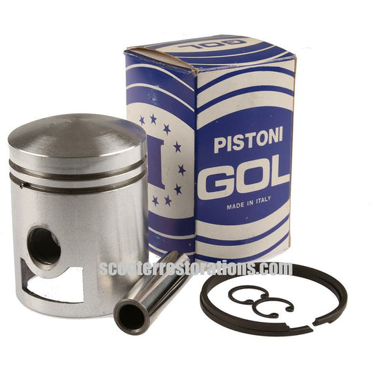 150cc Piston Assembly 57.6mm (GOL) with 2 x 2.5mm Rings (Italian)