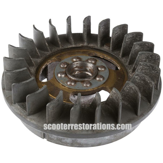 Series 3 Ducati Flywheel (6-Pole) Brass (Innocenti) Used (1 Fin Missing)