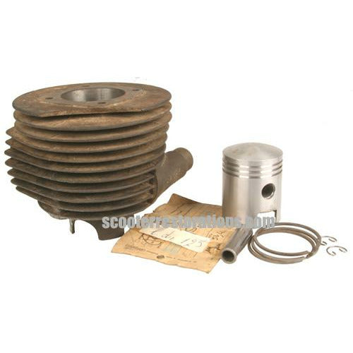 Lambretta 125LD MK I Cylinder (Used) & New Piston Kit Innocenti
