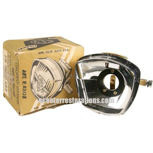 CEV Headlight Reflector with Bulb Holder (Art.V. 03128) IGM 3629 R.C.X. with Additional Bracket