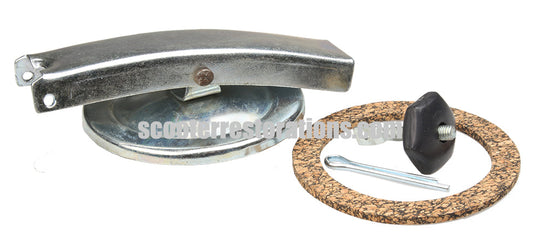 Vespa Petrol Flap with Gasket, Nut & Pin (P125X P150X P200E)