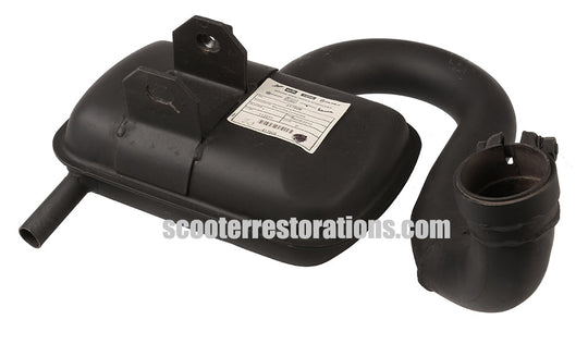 Vespa P200E PX200E PX200EFL Standard Exhaust (Original Piaggio)