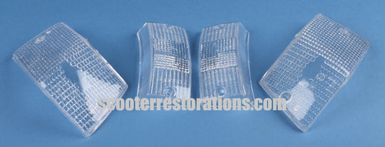 Vespa Clear Indicator Lens (Set of 4) PX PE T5 LML (Italian)
