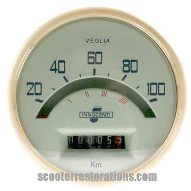 LI Series 2 Speedometer 100kmph (with Italian Face)