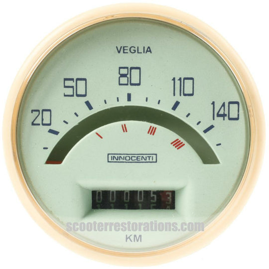 LI/TV Series 2 Speedometer 140kmph (with Italian Face)
