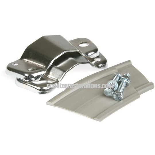 Series 1, 2 & 3 Mirror/Screen Support Clamp with Grey Gaskets (Casa Lambretta A 106)