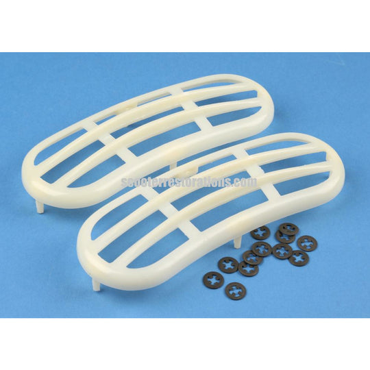 LD MK I/II Side Panel Grills (White Plastic) Casa Lambretta C 269 (a pair)