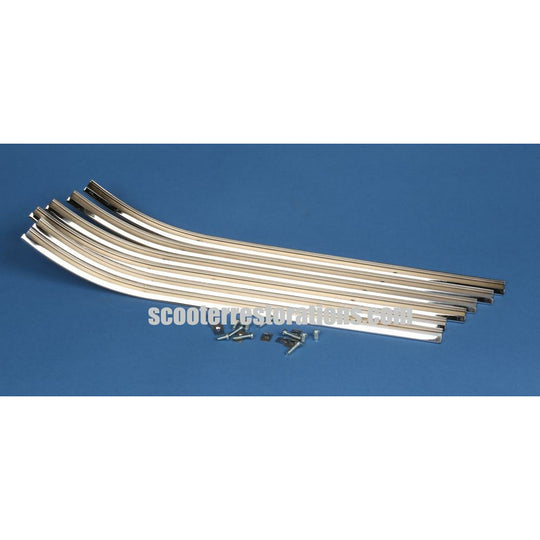 125 LD MK I Chrome Floor Channel Set (Casa Lambretta C 273)