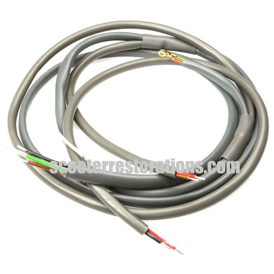 C/LC/E/F/D/LD MK I AC Wiring Loom (Non-Battery) with Brake Light Wiring (Casa Lambretta E 104)