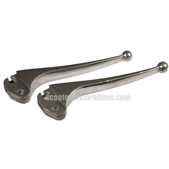 J-Range/Vega 75/Lui 50CL Handlebar Levers with Balls (a pair) Italian (Casa Lambretta L 30)