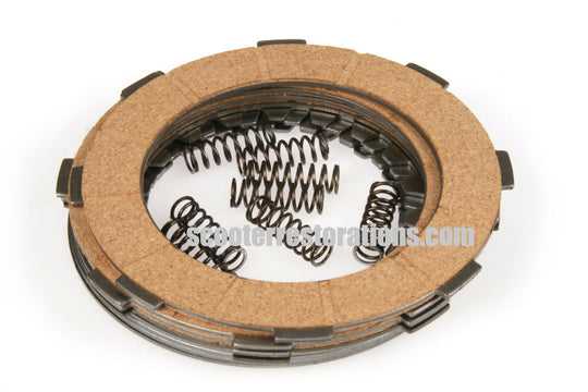 Vespa Clutch Plates Set - 8 Spring Type (Large Frame) Newfren