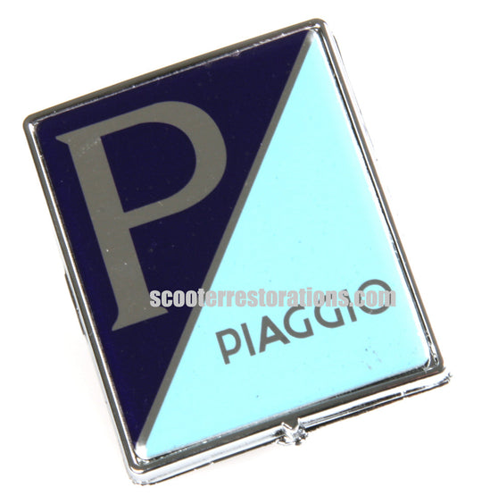 Vespa Piaggio Diagonal Clip-In Horncover Badge (PX125 200E Disc)