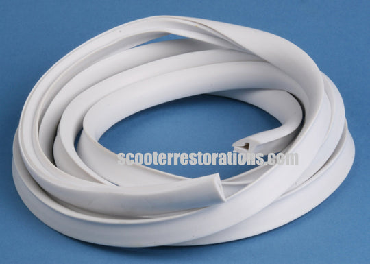 Vespa Side Panel Beading (a pair) White (Large Frame)
