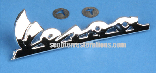 Vespa Legshield Badge (PX125 200E Disc) Chrome