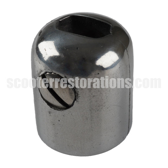Series 1 & 2 Polished Alloy Legshield Beading Endcap Assembly
