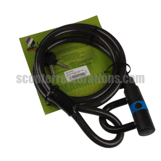 Mammoth Motorcycle & Scooter Loop & 'U' Cable Lock (1.6m Cable)