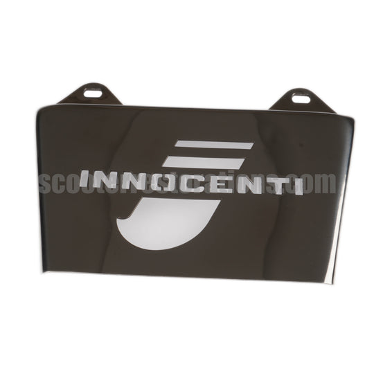 Lambretta Rear Mudflap (Stainless Steel) INNOCENTI Logo