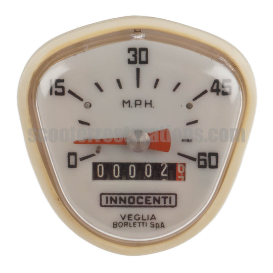 J-Range Cento/J-125/Starstream 125 Speedometer (60mph) N.O.S