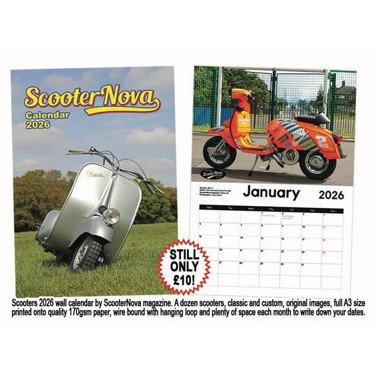 ScooterNova 2026 Calendar