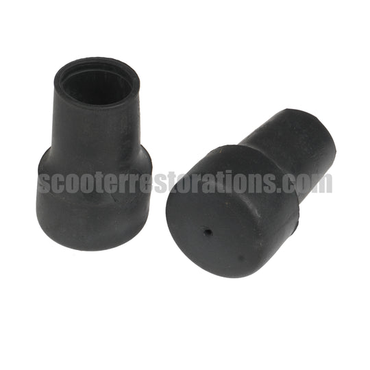 Vespa Stand Feet Rubbers (a pair) Black (PX PE PK T5 Cosa LML) Italian