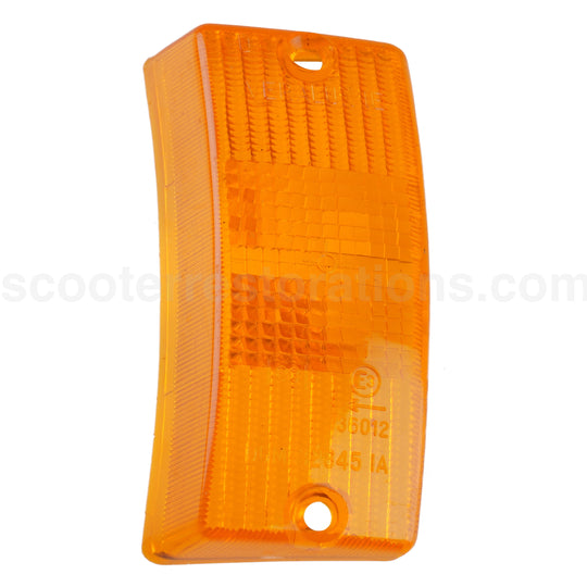 Vespa Front R H Indicator Lens (Amber) PK50S PK100S PK125S (Italian) Triom