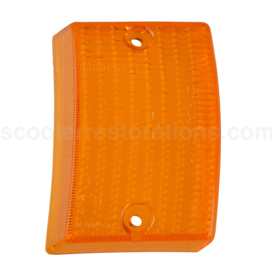 Vespa Front R H Indicator Lens (Amber) PK50S PK100S PK125S (Italian) Veralux
