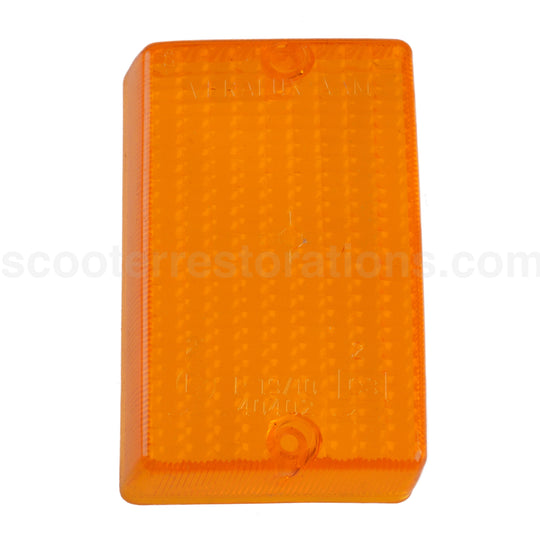 Vespa Rear L H Indicator Lens (Amber) PK50S PK100S PK125S (Italian) Veralux