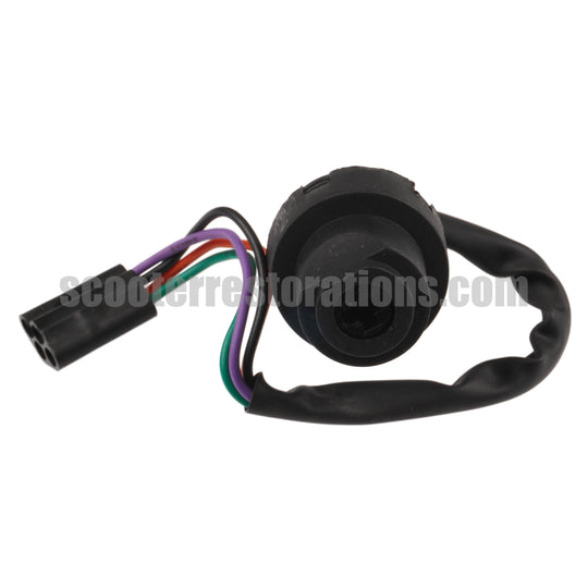 Vespa DC Ignition Switch - Under Horncasting (4 Wire) PK PXEFL T5 PX Disc (LML)
