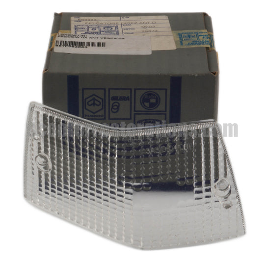 Vespa Rear L H Indicator Lens (Clear) PX PE T5 LML (Triom)