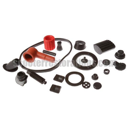 Vespa Grommet Kit (Red Kick Start Rubber) PX LML