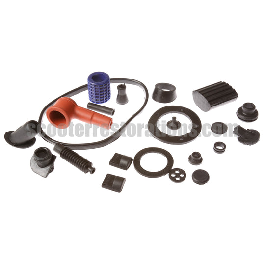 Vespa Grommet Kit (Blue Kick Start Rubber) PX LML