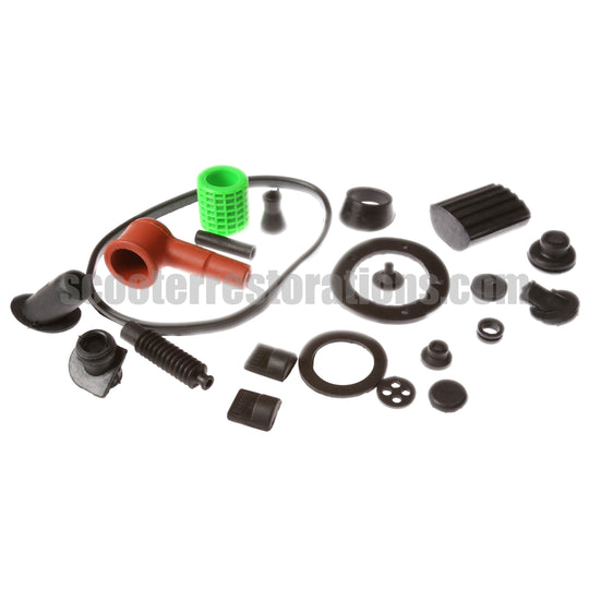 Vespa Grommet Kit (Green Kick Start Rubber) PX LML
