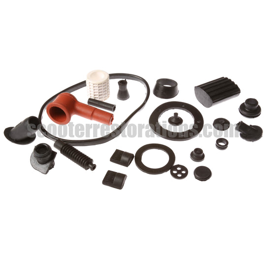 Vespa Grommet Kit (White Kick Start Rubber) PX LML