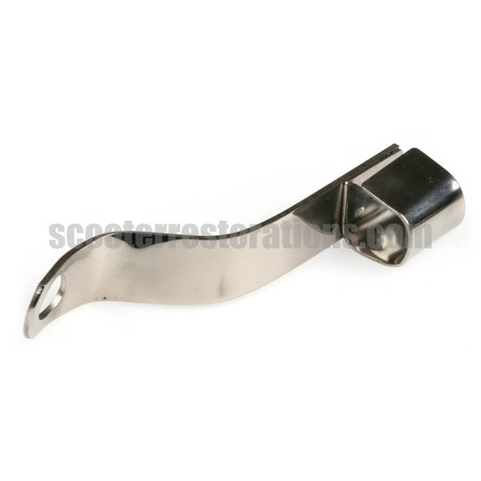 Vespa Gear Cable Bracket (Large Frame) Stainless Steel