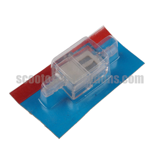 Square In-Line Fuel Filter (Clear)